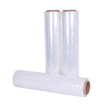 LLDPE Transparent Pallet Hand Wrapping Stretch 23 Microns Film Producer Clear Packing Film